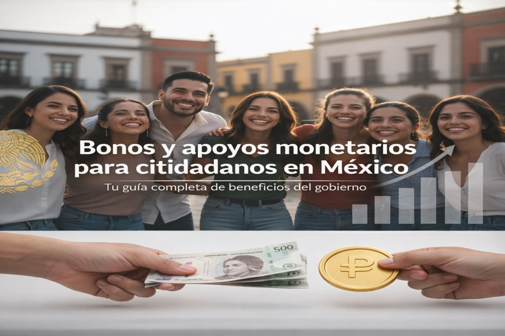 Bonos y apoyos monetarios para ciudadanos en México