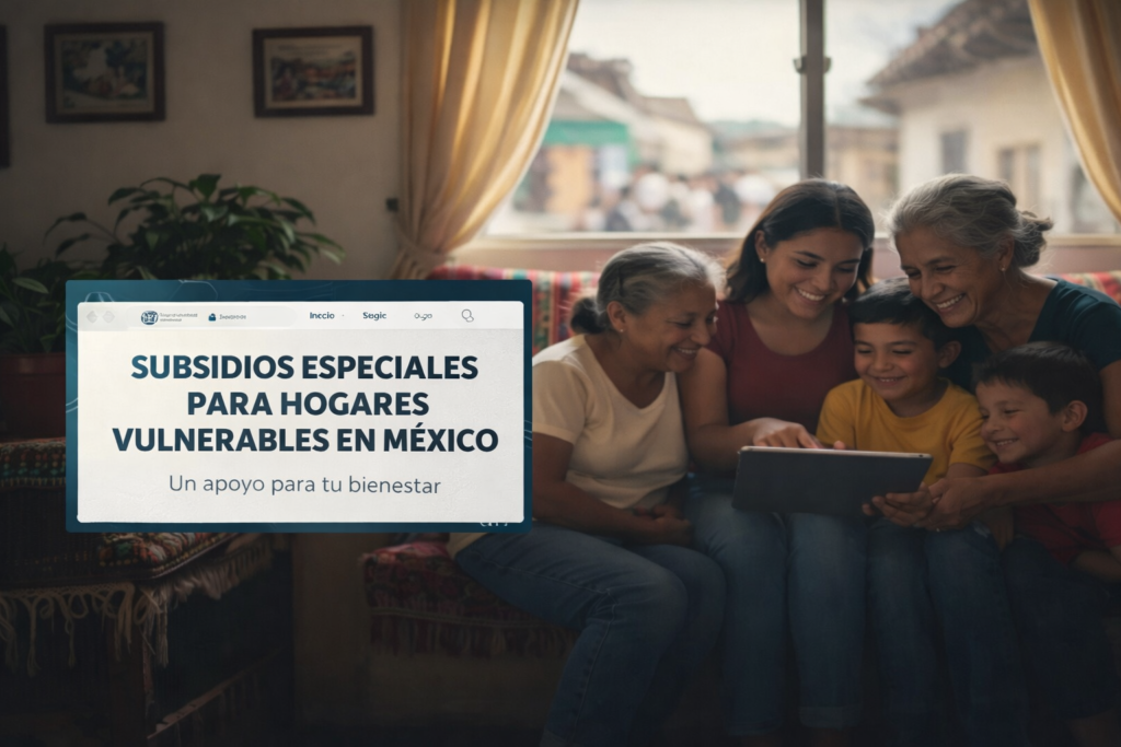 Subsidios especiales para hogares vulnerables en México
