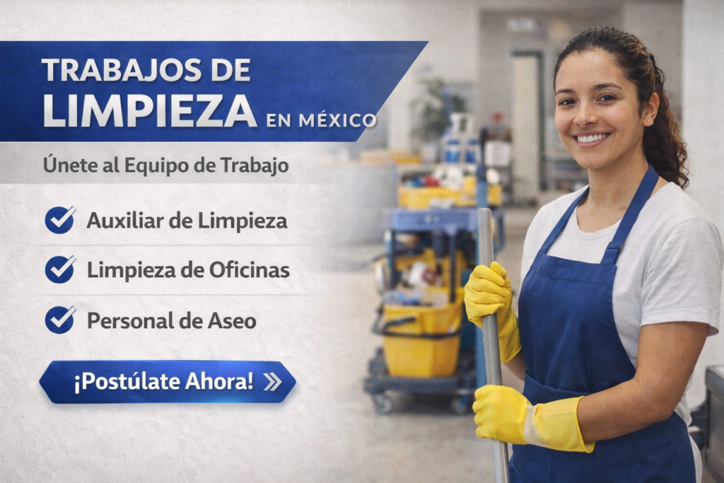 Trabajos de limpieza en México